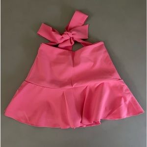 hot pink zara skirt